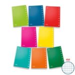 Notebook 38 sheets PIGNA Monochrome A4 squared 4M assorted