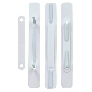 Fermafogli adesivi fastener Sei Rota con pressino bianco - passo 80 mm -