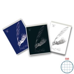 Blocco con punto metallico 70 fogli PIGNA Mont Blanc A6 a quadretti 5M