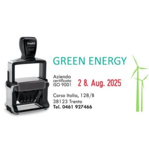 Self-inking date stamp with customisable text TRODAT Professional