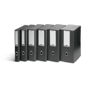 Scatola portaprogetti LEONARDI Plus VIP 25,5x35,5 cm PPL antracite dorso 10 cm