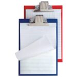 Portablocco singolo con molla Sei Rota Superblock ML  21x29,7 cm rosso