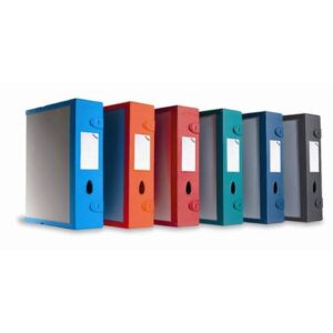 Scatola archivio LEONARDI Combi Box E500 dorso 9 cm grigio grafite - 29,8x36,2 cm