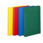 Cartella portaprogetti con elastico LEONARDI 24x35 cm dorso 3 cm rosso