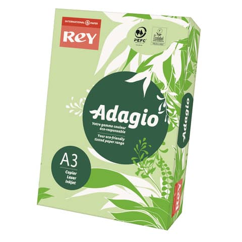 A3 Sylvamo Rey Adagio Coloured Paper 160 gsm green 81 -