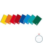 One Color 140 ff A4 spiral notebook - ruled 1R