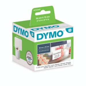 320 labels roll Dymo LabelWriter Disch./Badge 54x70 mm white