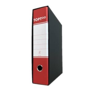 Registratore protocollo TOPToo con custodia dorso 8 cm rosso