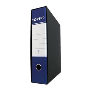 Registratore protocollo TOPToo con custodia dorso 8 cm blu