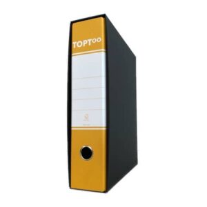 Registratore protocollo TOPToo con custodia dorso 8 cm giallo