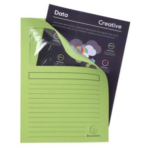 Cartelline con finestra Exacompta Forever® A4 cartoncino 120 g/m² verde