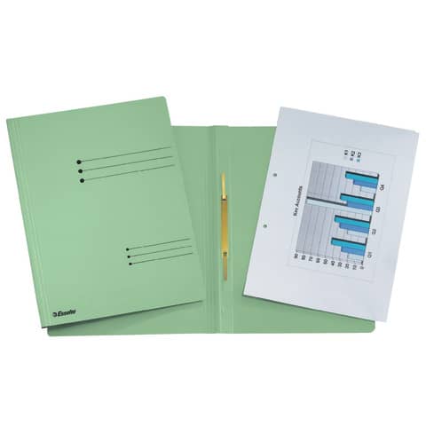 Esselte Rapid File Needle Folders 29.5x32 cm green