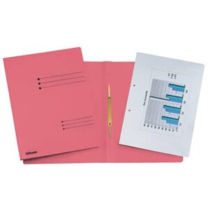 Esselte Rapid File Needle Folders 29.5x32 cm red