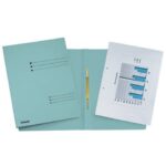 Cartelline ad aghi Esselte Rapid File 29,5x32 cm azzurro