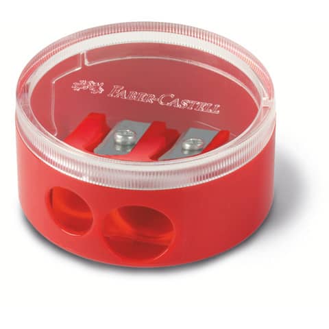 Exhibitor 18 Faber-Castell 2-hole sharpeners with colour reservoir