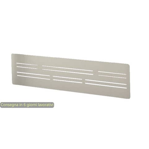 Modesty Panel Metal Artexport Presto Venere Plus sp. 15 mm 148x30 cm grigio