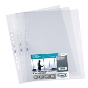 Buste trasp. a foratura universale FAVORIT L'Originale 30x42 cm