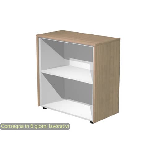 Mobile a giorno basso singolo top ciliegio arabis 83x43x81,4 cm struttura