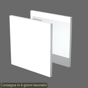 Coppia di dietri bianchi per libreria componibile Maxicolor Artexport -