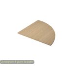 Raccordo a 90° per scrivanie Artexport Presto 80x80 cm rovere