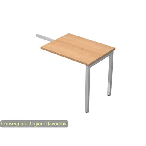 Reversible right/left extension for Artexport Presto Venere Plus desk 80x60x72.5