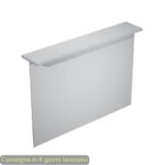 Linear grey reception desk 160x30xH.115 cm for line desk