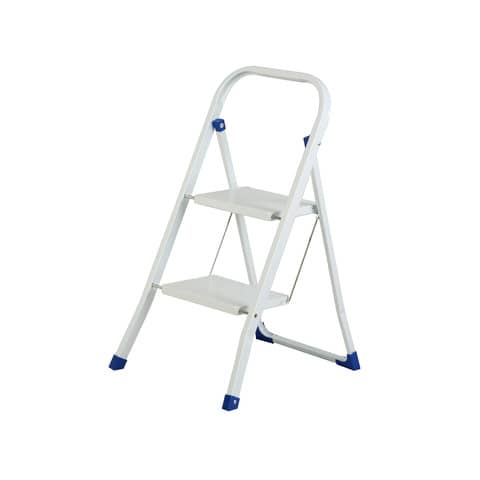 Scala in acciaio Serena Group 46,5 x 55 x h. 82 cm 2 gradini