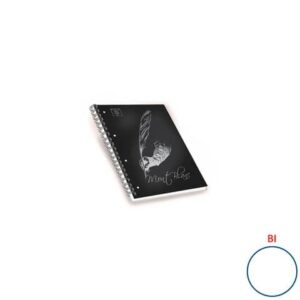 Quaderni spiralati A4 Pigna Mont Blanc Soft Touch assortiti - foglio bianco -
