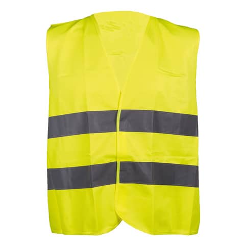 Gilet catarifrangente Iternet poliestere 125 gr/mq giallo fluo