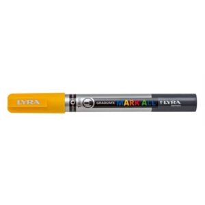Marcatore a tempera LYRA Graduate Mark All punta tonda 1 mm giallo