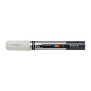 Marcatore a tempera LYRA Graduate Mark All punta tonda 2 mm bianco
