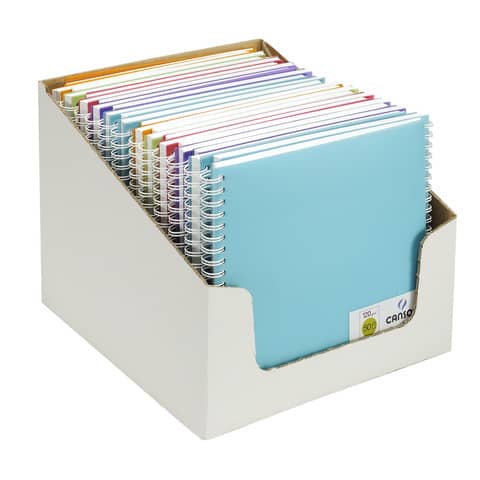 Quaderno a spirale Canson 18,5x18,5 cm - 50 ff - assortiti