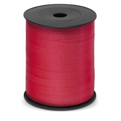 Nastro da regalo in rocchetto Brizzolari 10 mm x 250 mt rosso metallizzato