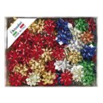 Adhesive stars for gift wrapping Brizzolari 10 mm Ø 50 mm assorted
