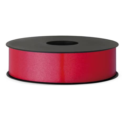 Nastro da regalo in rocchetto Brizzolari 30 mm x 100 m rosso