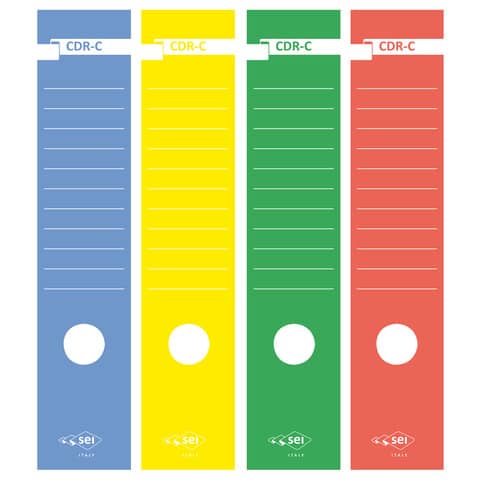 Copridorso autoadesivi Sei Rota CDR-C 7x34,5 cm rosso