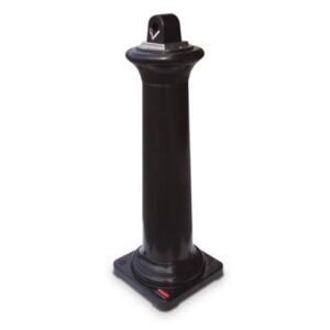 Posacenere colonna in resina Rubbermaid GroundsKeeper Tuscan H 102,9 cm - Ø