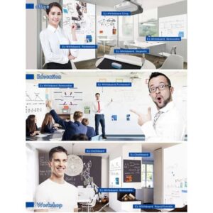 Lavagna adesiva roll-up VIVA magnetica bianca