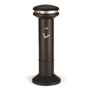 Posacenere a colonna Rubbermaid Infinity Ultra nero H 105 cm - Ø 40 cm