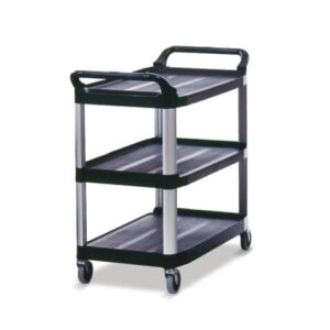 Carrello aperto X-tra Utility Cart Rubbermaid 3 ripiani 103.2 x 50.8 x 96