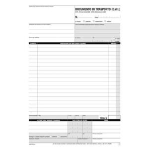 Blocco DDT autoricalcanti flex data ufficio A4 33x3 copie autoricalcanti