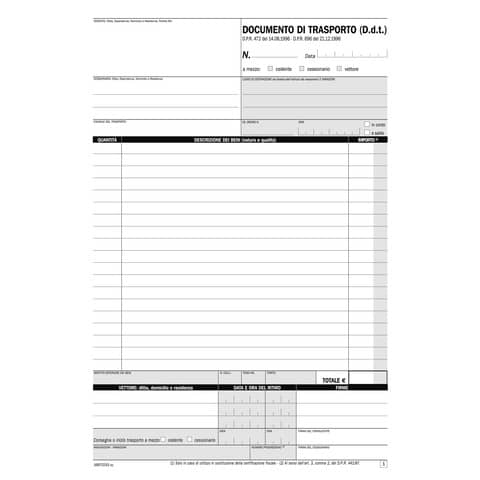 A4 33x3 copies self-calculating flex data office block