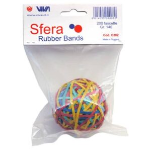 Sfera fascette elastiche VIVA assortiti diametro 60 mm -
