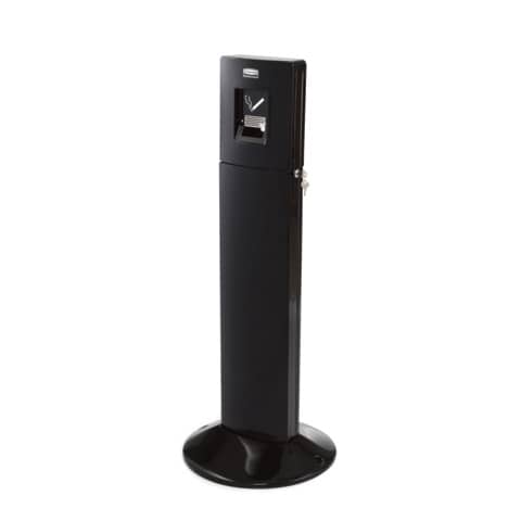 Posacenere a colonna Rubbermaid Metropolitan nero H 108,7 cm - Ø 43 cm