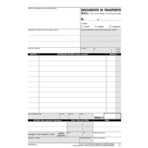 Blocco DDT autoricalcanti data ufficio A5 33x3 copie autoricalcanti