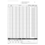 Blocco Registro Corrispettivi primanota dettaglianti data ufficio 29,7x21,5 cm