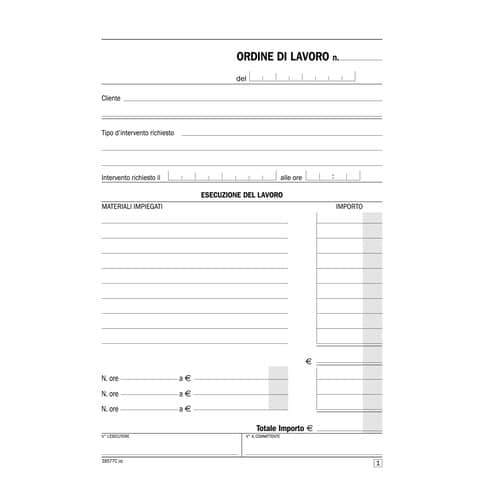 Blocco interventi a domicilio del cliente Data Ufficio 21,5x14,8 - 50x2