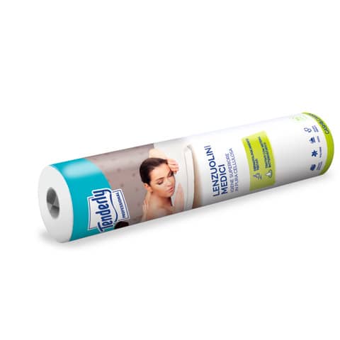 Lenzuolino medico Lucart bianco 2 veli - 60 mt