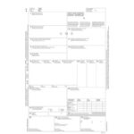 International waybill (CMR) office date snap out-21x31 cm 50x5