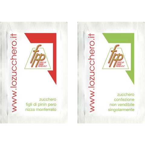 Zucchero semolato FPP in mono porzioni da 5 gr